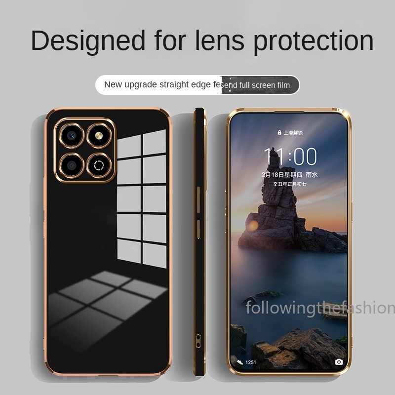 Dành Cho Honor X6C honorX6CF X6c Honor X6C X7C X8C X9C 4G 5G 2025 Vỏ Điện Thoại Thanh Lịch Cạnh Thẳn