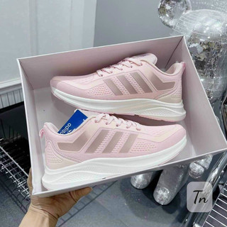 Giày thể thao nữ adidasss siêu nhẹ, giày đi bộ sneaker đế cao 3cm ms:128