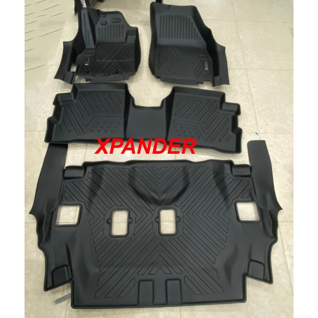 Thảm lót sàn nhựa 5D - Mitsu Xpander 2023 2024, Xpander 2018 - 2024 đúc nguyên khối -Pedanauto