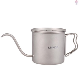 Cà phê rót trên ấm siêu tốc cà phê mini trà nước cắm trại nồi bếp top cà phê cổ ngỗng ti 400ml