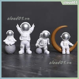 4 cái/bộ galaxy không gian bên ngoài phi hành gia hình hành tinh chủ đề sinh nhật phi hành gia mẫu cud01