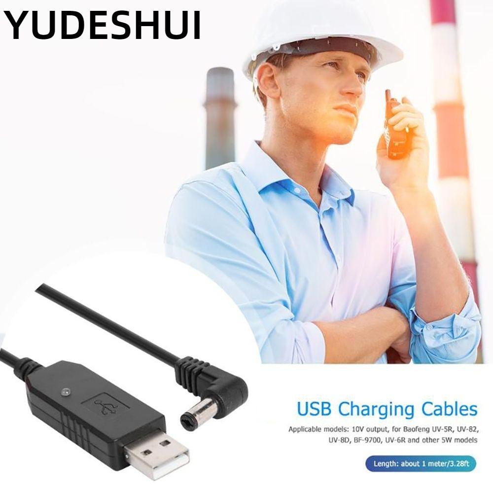 YUDESHUI Dành Cho Baofeng Với Đèn LED Đèn Báo Sạc Pin Mở Rộng Dây Sạc USB