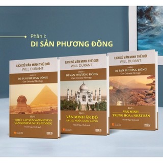 Sách pace books - lịch sử văn minh thế giới phần 1 : di sản phương đông - will durant pace