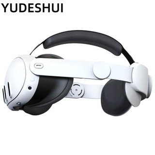 YUDESHUI Dây đeo đầu, Băng đô VR nâng cao thay thế, Phụ kiện VR Cải thiện hỗ trợ đầu ảo thoải mái cho Meta Quest 3