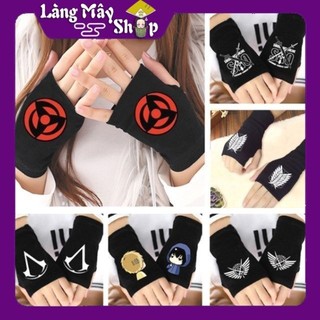 Găng tay vải Cotton xịn cao cấp in hình anime/manga