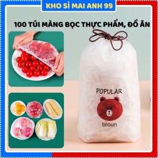 SET 100 Màng bọc thực phẩm đa năng, màng bọc đồ ăn, loại 1 cao cấp, dẻo dai bền bỉ.