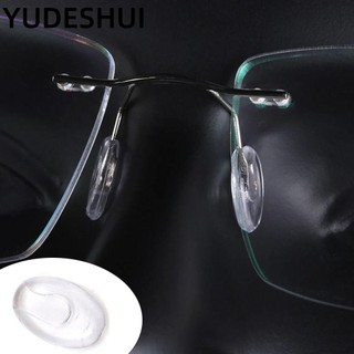 YUDESHUI Miếng Lót Mũi Silicon, Chống Rơi Thay Thế Hình Bầu Dục Kính Mắt Mũi Giá Đỡ, Kính Mũi Miếng Lót Trong Suốt Loại Chèn Kính Mát Phụ Kiện Kính Mắt Giá Đỡ Nam Nữ