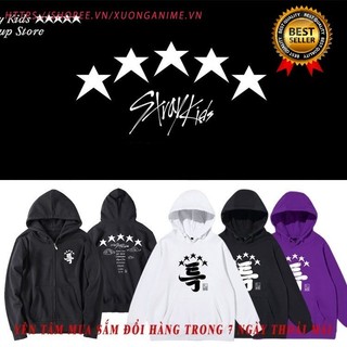 Áo Hoodie In Hình Kpop Straykids 5 STAR / Unisex