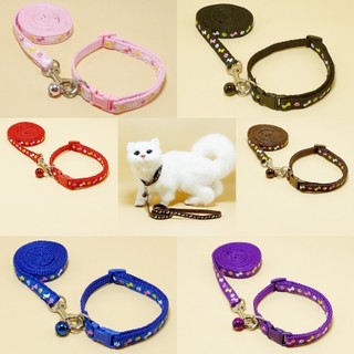 MASTI Vòng cổ chó mèo kéo dây vải cổ áo in dây kéo bộ HHMPS0102