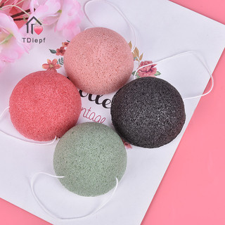 Konjac Sponge Tự Nhiên Konjac Puff Rửa Mặt Làm Sạch Bọt Biển Trang Điểm Konjac Sponge MỚI