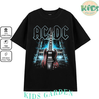 Áo Thun Rock Band Tee , Áo ACDC Vải Cotton Cao Cấp Thoáng Mát Mã 001