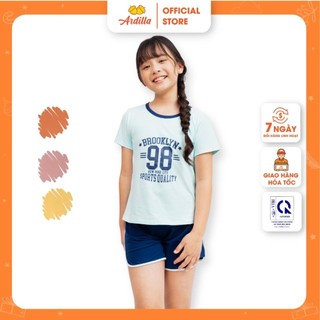 Bộ Quần Áo Bé Gái ARDILLA Thiết Kế Đơn Giản Năng Động, Chất Vải Cotton Thoáng Nhẹ Cho Bé Từ 8-13 Tuổi T158GS21