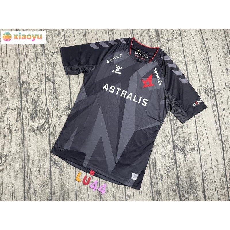 Bóng đá lưng lạnh HU Chronicles Astralis Team Esports Co Áo thun thể thao có thương hiệu Áo thun tay