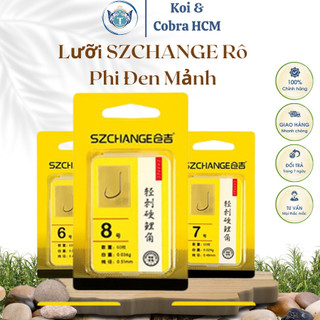 Lưỡi szchange rô phi đen mảnh - lưỡi câu cá