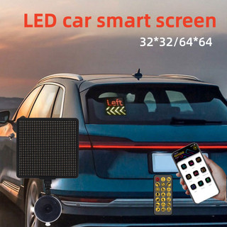 Đèn LED ô tô DIY Đèn LED thông minh Điện thoại di động Điều khiển ứng dụng Ma trận Bảng điều khiển Pixel Đèn chắn gió Màn hình hiển thị tự động Trang trí LED