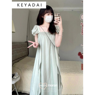 KEYADAI Váy đi biển Váy Đầm Váy nữ body đầm Comfortable Fashion thời trang Popular WLQ2430IFW 13Z240325
