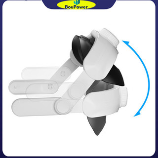 Dây đeo đầu BouPower Phụ kiện VR chơi game thay thế cao cấp Nhiều góc có thể điều chỉnh Tương thích với Meta Quest 3 VR