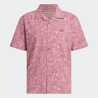 Adidas đánh gôn áo sơ mi golf camp go-to nam hồng hs7581