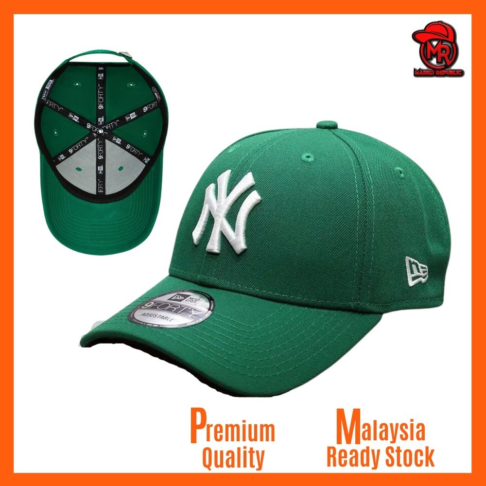 Mlb Kỷ Nguyên Mới New York NY Yankees Có Thể Điều Chỉnh Unisex Nam Nữ Đường Cong Vành Mũ Bóng Chày (Xanh Nhạt) Phong Cách Hip Hop