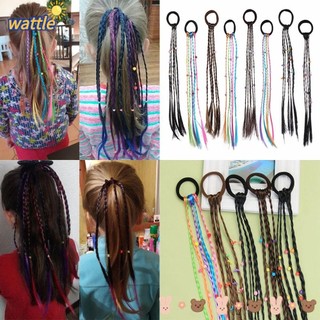 Dây buộc tóc kiểu tóc giả thắt bím xinh xắn thời trang dành cho nữ