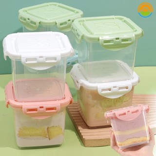 Hộp đựng thức ăn gia vị tủ lạnh đa năng - Nhà bếp PP Hộp đựng bánh kem trong suốt Hộp đựng đồ gia đình