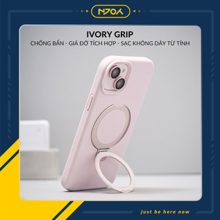 Ốp Chống Bẩn Có Giá Đỡ Hỗ Trợ Sạc Không Dây Bảo Vệ Camera Cho iPhone 16 Pro Max 15 14 13