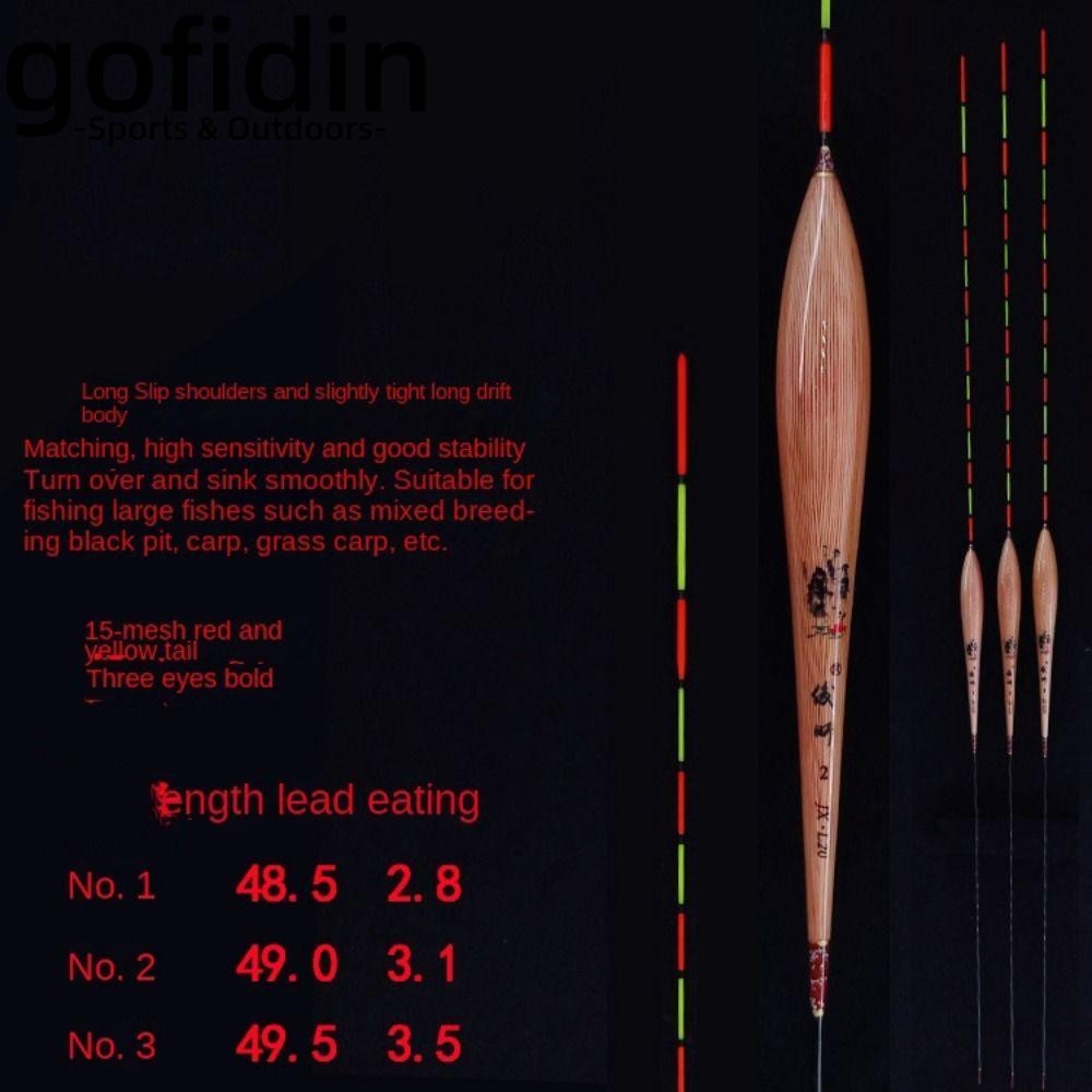 gofidin Phao nhẹ, Phao câu cá trượt đuôi dài, Phao câu cá phao chất lượng cao