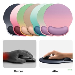 Inter Ergonomic Mouse Pad Silicone Mousepad Chống trượt Tay cổ tay Hỗ trợ