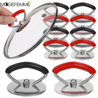 Tay cầm mang nắp chảo - Silicon chống bỏng, thép không gỉ - Tay cầm thay thế - Núm nắp nồi - Nắp nồi cầm tay - Phụ kiện dụng cụ nấu ăn nhà bếp