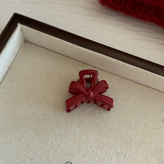 Kẹp Tóc Nữ Nổ Màu Đỏ Mini Cá Mập Kẹp