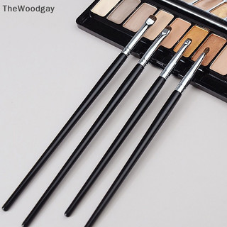 Thewoodgay chi tiết phấn mắt nhỏ trang điểm bàn chải kẻ mắt smudge brush tóc ngựa phấn mắt smudge brush nhỏ khói lót cọ trang điểm en