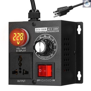 Ac220v 5000W Bộ điều chỉnh điện áp vô cấp Bộ điều khiển điện áp một pha biến thiên di động Bộ điều chỉnh tốc độ ánh sáng ANEW-4.1