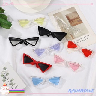 Kính mát gọng tam giác bằng nhựa dành cho búp bê Blythe