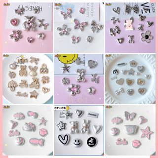 Jibbzz charm Cross Nhiều Phong Cách Hoạt Hình Dễ Thương Phù Hợp Với Nơ Gấu Hoa Dép Phụ Kiện Giày Khóa Giày Phù Hợp Với