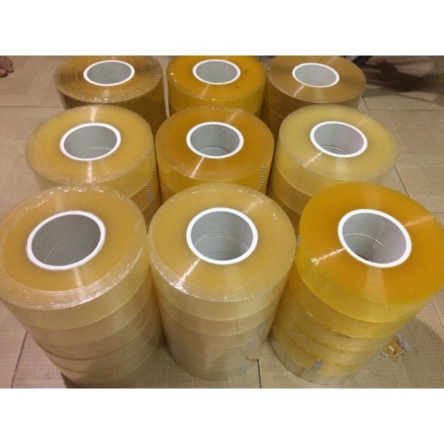1 cây 6 cuộn Băng dính đóng hàng 1kg lõi mỏng 3mm - PG An Phước
