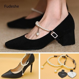 Fudeshe Xích Đeo Chân Chống Trượt Có Thể Điều Chỉnh Dùng Trang Trí Giày Cao Gót