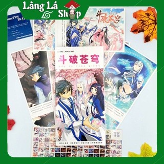 Hộp Postcard Bưu thiếp (Trọn bộ 340 Hình có Sticker) phim Đấu la đại lục ( Soul Land)