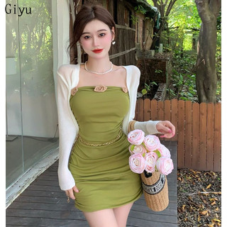 Giyu Chic váy nữ Đầm Body Cho thời váy Trendy Korean phổ biến Comfortable WBX2410T9W 5Z240201