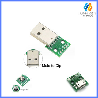 Pcb chuyển đổi usb-a, usb-b, micro usb, mini usb, type-c ra chân cắm 2.54mm