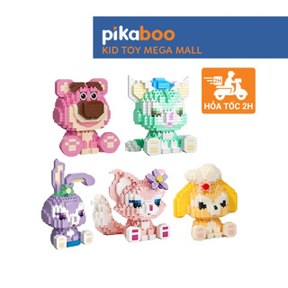 Đồ chơi lắp ráp xếp hình 3D mô hình động vật hoạt hình cao cấp Pikaboo, mô hình lắp ráp mẫu mã đa dạng