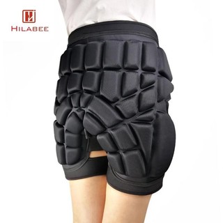 Hilabee Quần Short Hông Miếng Lót Quần Ngắn Đệm Cho Trượt Tuyết Ván Trượt - S
