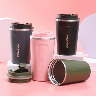 Cốc ly giữ nhiệt coffee 380ml / 510ml, đo nhiệt độ thông minh feto