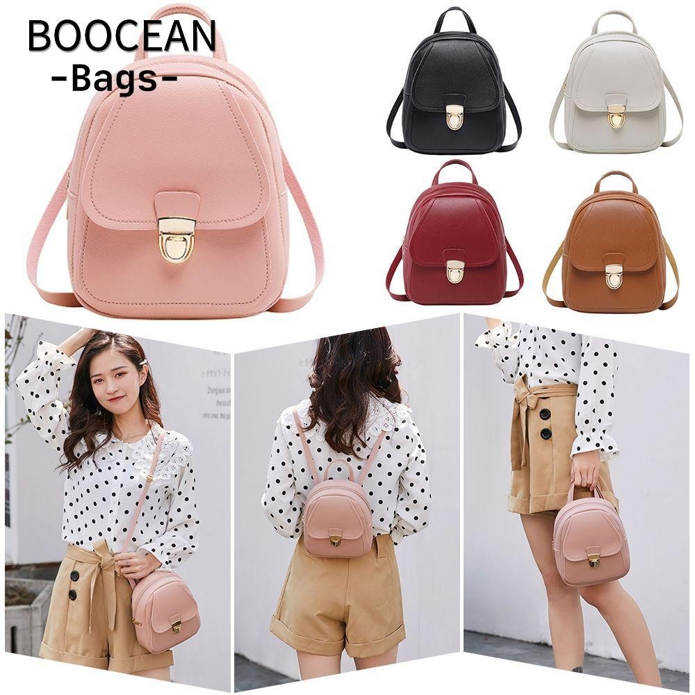 BOOCEAN Ba lô Mini Ba lô thời trang Ba lô đi học đa chức năng