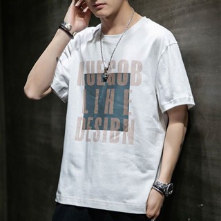 Áo thun nam mùa hè - Tay ngắn, dáng rộng vừa vặn, Áo lót nửa tay, Trang phục nam ngoại cỡ