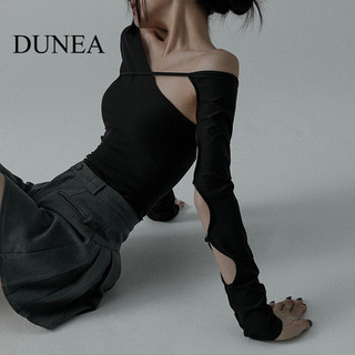 Áo thun dài tay đeo vai nữ DUNEA