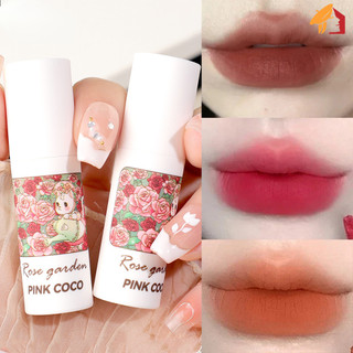 Kem dưỡng ẩm lâu trôi Matte Lip Glaze - Natural Rose Flower Lip Tint - Mỹ phẩm Son môi mịn chống dính