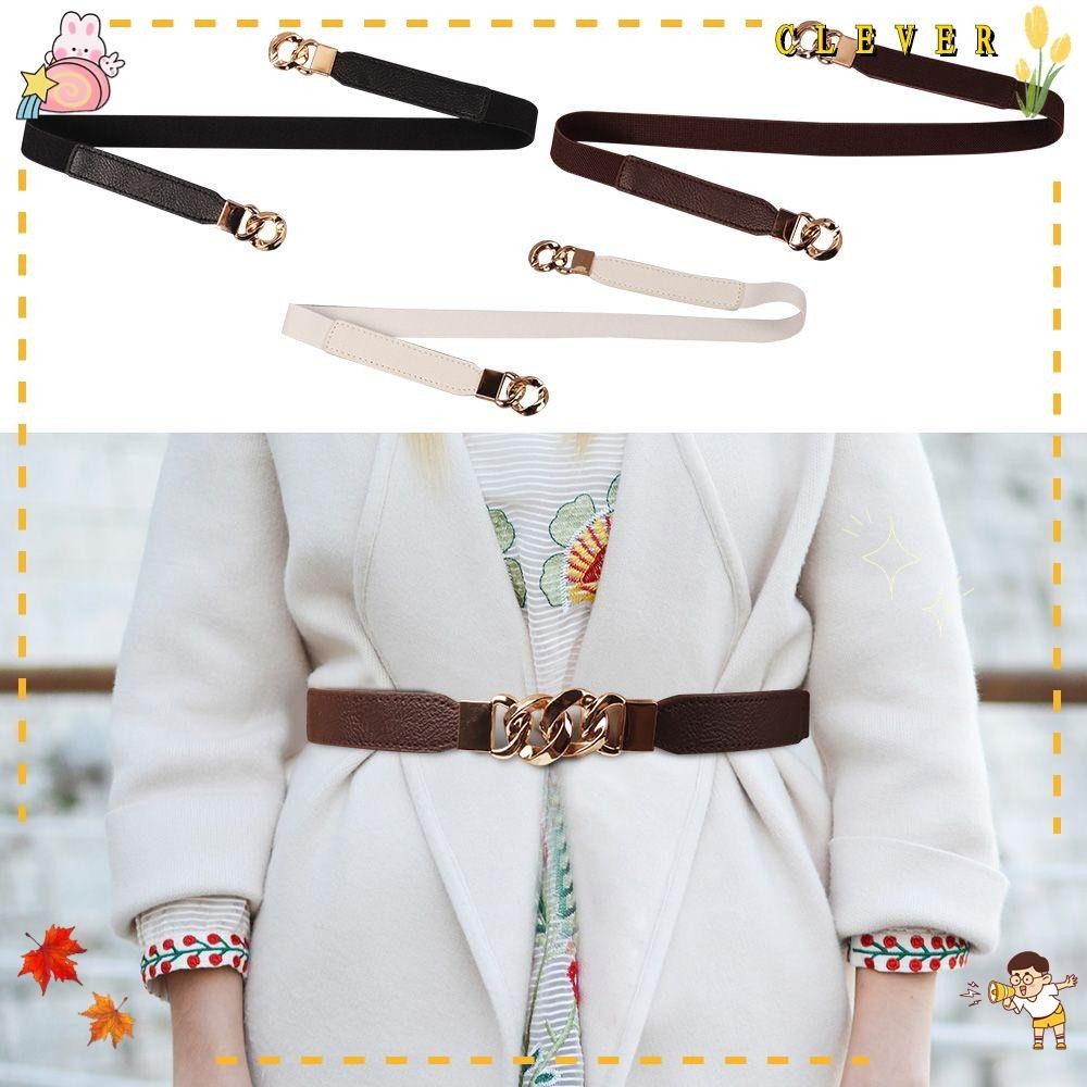 Thắt lưng thun CLEVER Thắt lưng nữ thời trang Thắt lưng trang trí