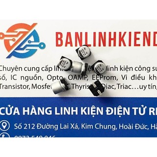 Tụ nhôm 10uf 16v kích thước 4×5.4mm