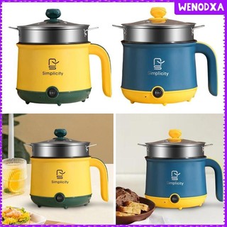 Nồi lẩu điện ramen nồi 110v nồi nấu ăn mỹ chống dính nồi mini mì nồi nấu ăn bánh bao luộc
