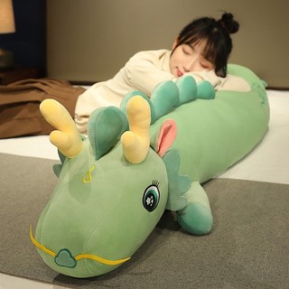 Búp bê khủng long búp bê gối dài búp bê sang trọng ôm giường búp bê rồng tốt lành